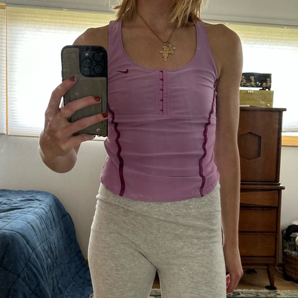 Vintage Nike Purple Workout Tank top - Picture 2 of 5